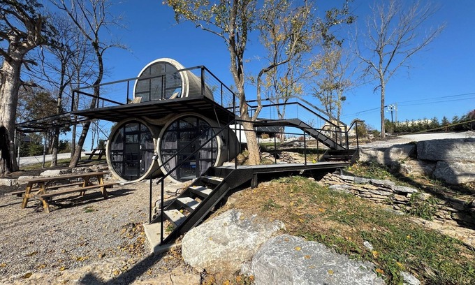 Lancaster Cabina | Our Tubes offer a camping experience for those that love the outdoors but also love a bed.