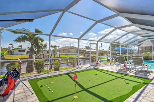 Yacht Club Casa | Outdoor Oasis with Updated Dock Cape Coral Home