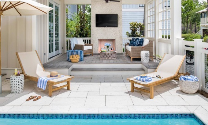 Watercolor Casa | Puesto de avanzada: 24 Bluestem Lane Piscina privada