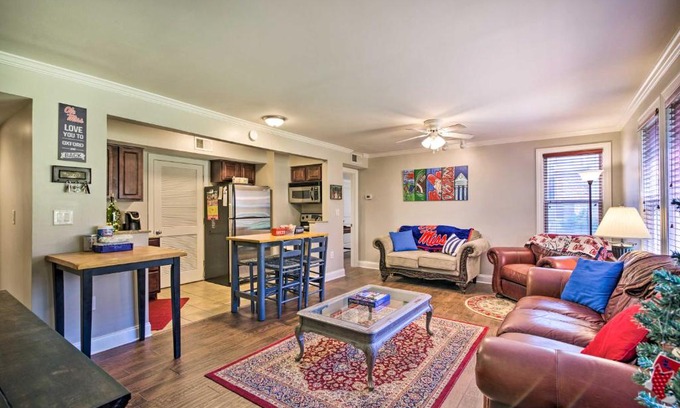 Oxford Apartamento | Oxford Condo about 1 Mi to Ole Miss and The Grove!