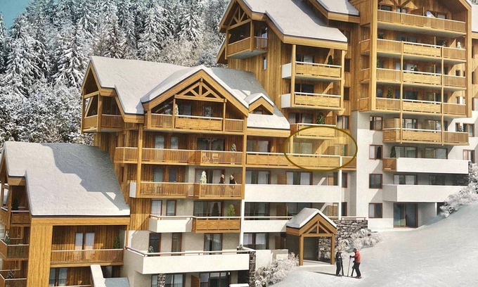 Oz Apartamento | OZ / Domaine d'Alpe d'Huez, facing south, ski-in ski-out, 4 rooms, 3 bedrooms, 8 p