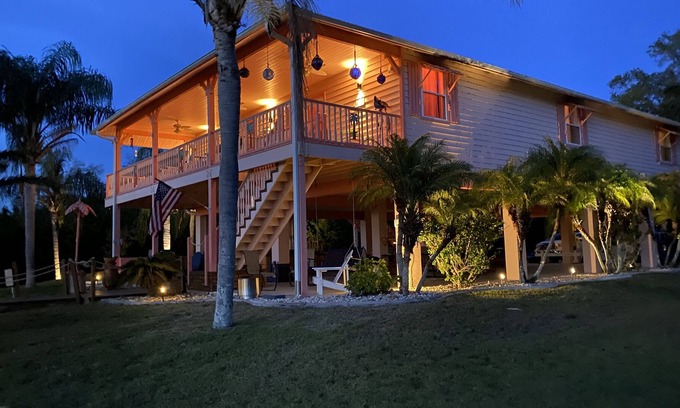 Crystal River Casa | Ozello Keys Waterfront Retreat en los minutos del río Saint Martins hasta el Golfo.