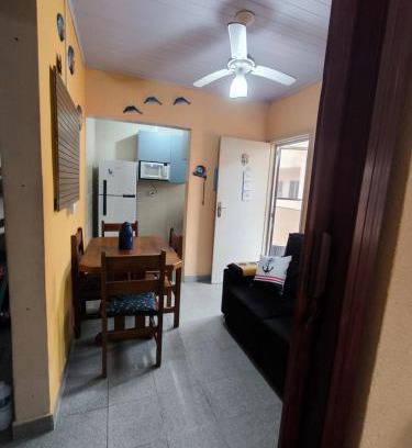 Mongagua Apartamento | Pé na areia Balneário de Mongaguá
