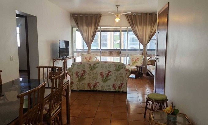 Morro do Maluf Apartamento | Pé na Areia em Pitangueiras - 3-bedroom apto with WiFi in Pitangueiras Guarujá