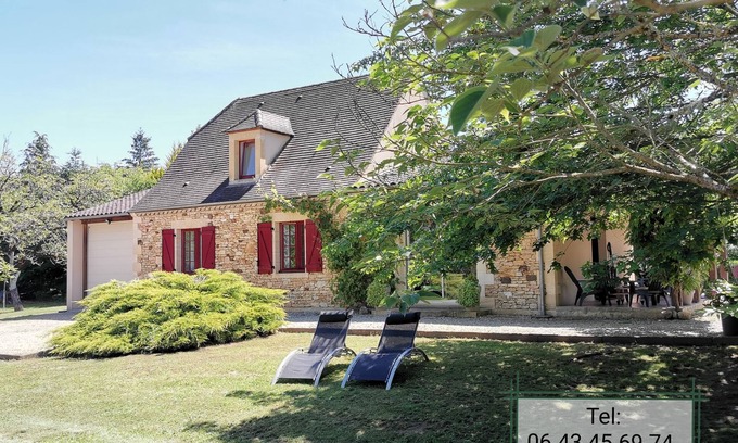 Carsac-Aillac Casa | Gîte Périgourdin a 5 km de SARLAT, parque cerrado.