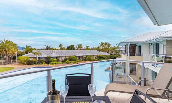 Salamander Bay Apartamento | Pacific Blue 278-265 Sandy Pt Rd- Dual Key Access, Wifi, Linen and Air Conditioning