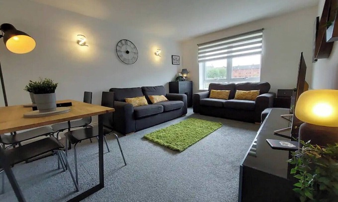 Paisley Apartamento | Paisley Panda Flat Central UWS GLA Glasgow Airport
