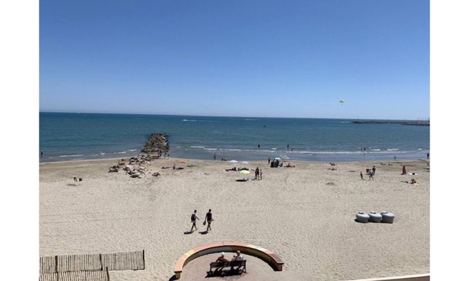 Palavas-les-Flots Apartamento | Palavas Superb T3 71m2 1ª línea vista al mar