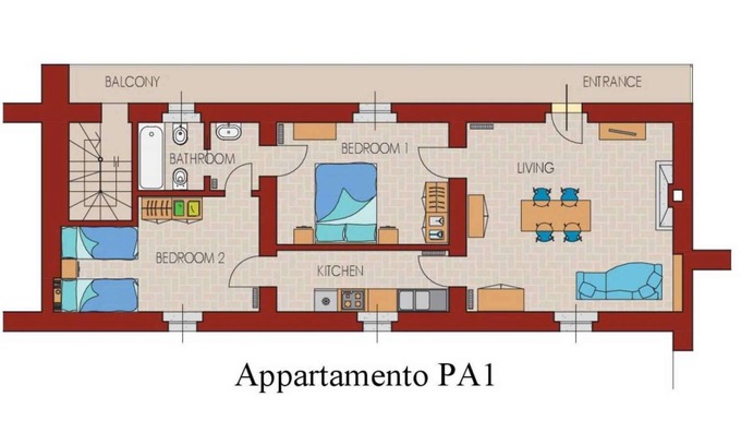 Torre Pallavicina Casa | Palazzo Barbo 'Apartamento PA1