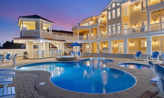 Sandbridge Casa | Palazzo | Oceanfront | Private Pool, Hot Tub, Dog Friendly