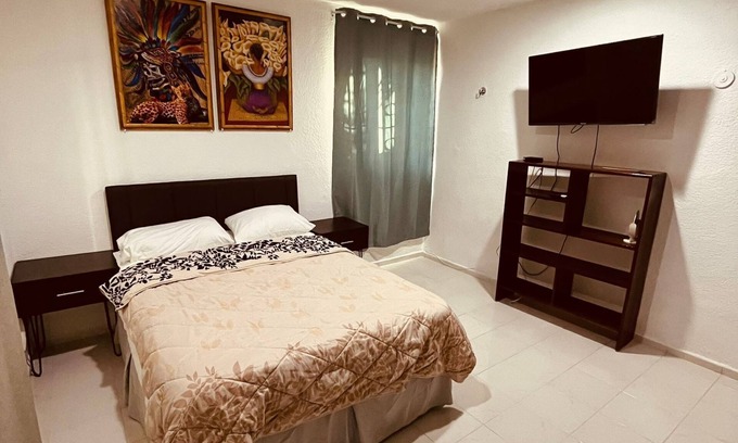 Merida Municipality Casa | Casa palmeritas con una habitación, terraza y apta para mascotas