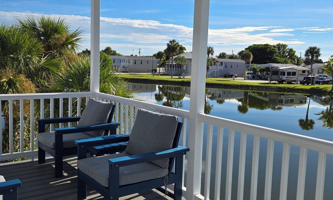 Fort Myers Beach Villa | Palmview Villa New 2025 One bedroom One bath! 55+ Resort Fort Myers Beach Weekly