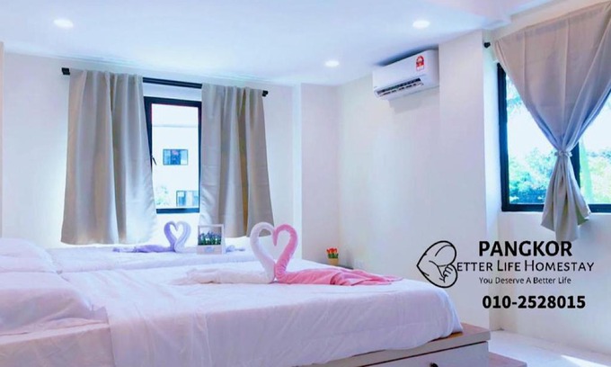 Pangkor Island Apartamento | Pangkor Pasir Bogak Apartment 2Rooms 2Bathrooms near beach 6pax FREE WIFI