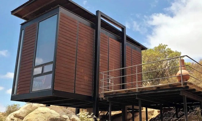 Valle de Guadalupe Cabina | Panoramic Loft - Villa Garven