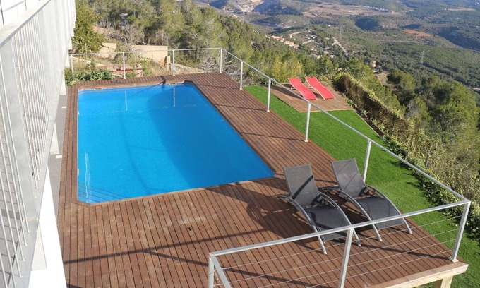 Canyelles Villa | Con unas vistas impresionantes del mar y las montañas