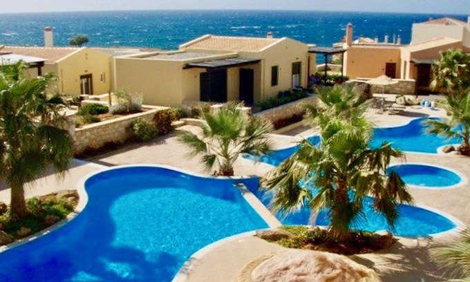 Panormos Apartamento | Vistas panorámicas al mar desde los 3 balcones, Apt 10, 2 dormitorios (para 5)