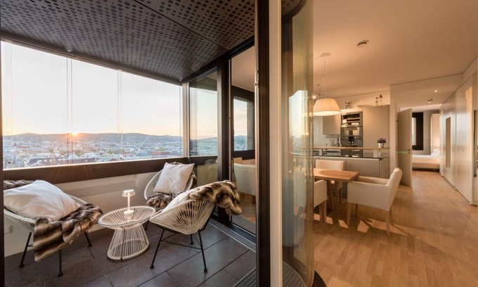 Josefstadt Casa | Suite panorámica con vistas a Viena, wifi y parking.