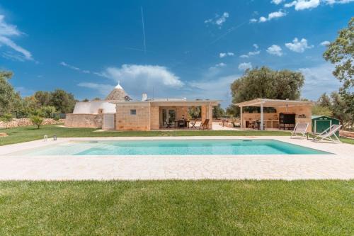 San Michele Salentino Casa | Panoramic Trullo Tramonto With Pool