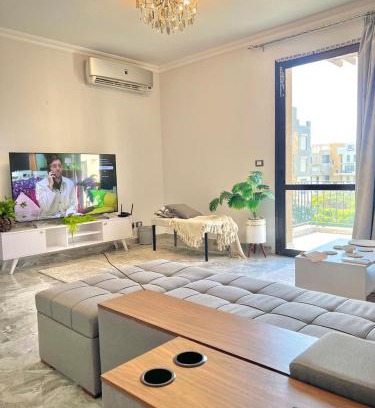 The 5th Settlement Apartamento | Panoramic View Luxury 2 Beds Hotel Apart - East Town Compound - Sodic - New Cairo - Cairo