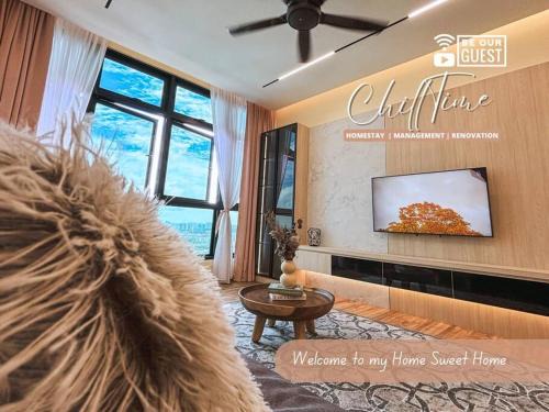 Taman Bukit Mewah Apartamento | Paradigm Residence SUPERVIEW x2Netflix 5G by ChillTime Homestay
