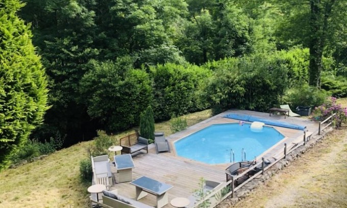 La Bastide-l'Eveque Casa | Paradis Nature, River 2 houses