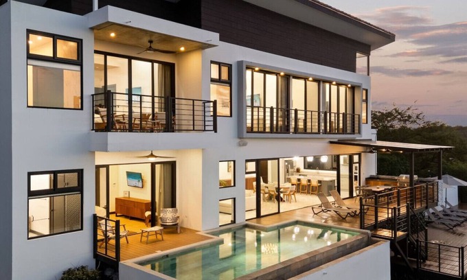 Playa Hermosa Casa | Ocean View Estate, 2 Pools, Gym & Concierge