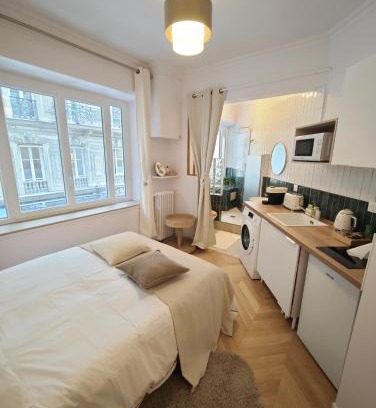 Chaussee-d'Antin Apartamento | Paris Opera - 5 Min Walk - Elegant studio 2 sleeper