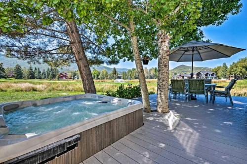 Park Meadows Casa | Park City Townhome with Hot Tub and Mountain Views!