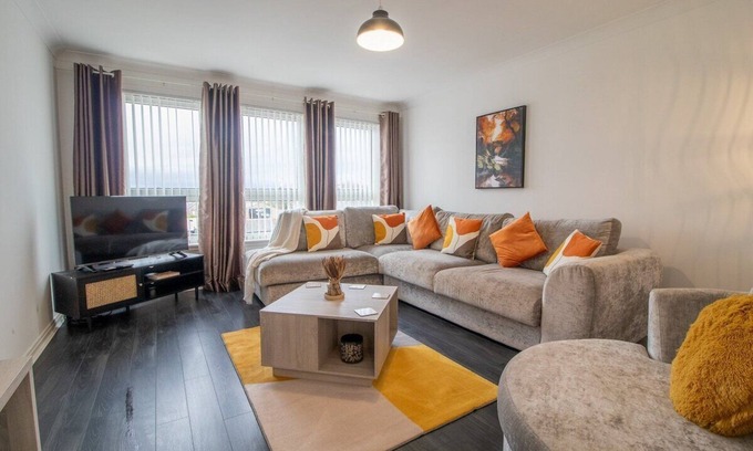 Motherwell Apartamento | Park View-modern 2 bed apartment