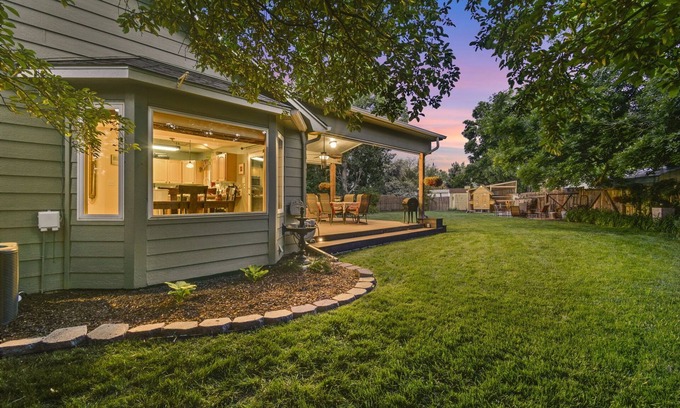 Loveland Casa | Parkside Gardens | Shady Private Yard W/ Hot Tub!