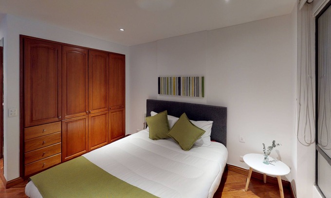 Chico Reservado Apartamento | Parque 93-Tolouse 1 BR-Green -406