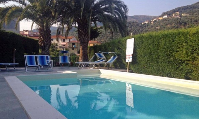 Strada Nazionale Sud Casa | Part of a villa with pool.