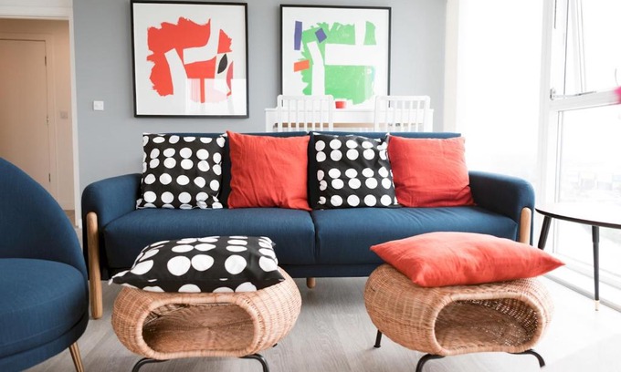 North West Apartamento | Pass the Keys Lovely New 1-bedroom Glasgow Harbour River View