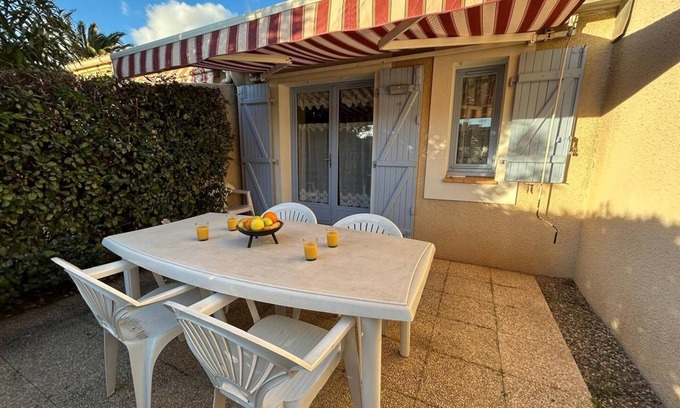 Valras-Plage Casa | Pavilion in residence with swimming pool