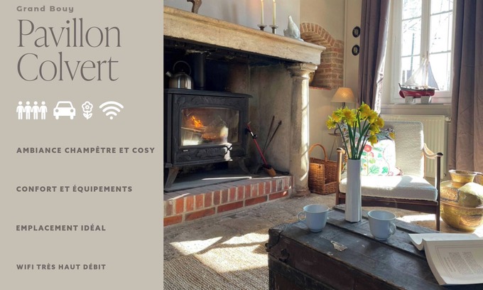 Berry-Bouy Casa | Pavillon Colvert Country & Cosy - Museum 15 minutes from Bourges