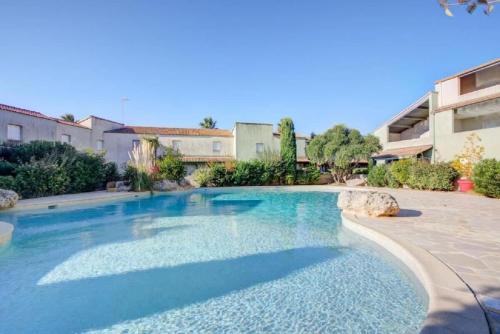 Valras-Plage Casa | Pavillon pour 4 personnes dans une résidence avec piscine