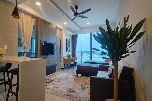 Kampung Bahasa Kapor Apartamento | PD D'Wharf The Nest Studio With 50' Smart TV & Free WIFI