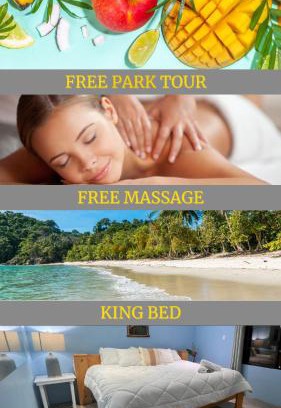 Manuel Antonio Hotel | Peace of Paradise Free park tour & Free breakfast