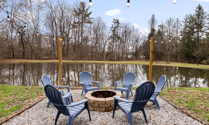 Etna Casa | Peaceful 9-Acre Retreat with Pond, Hot Tub, Trails & Game Room – 3br/2.5ba