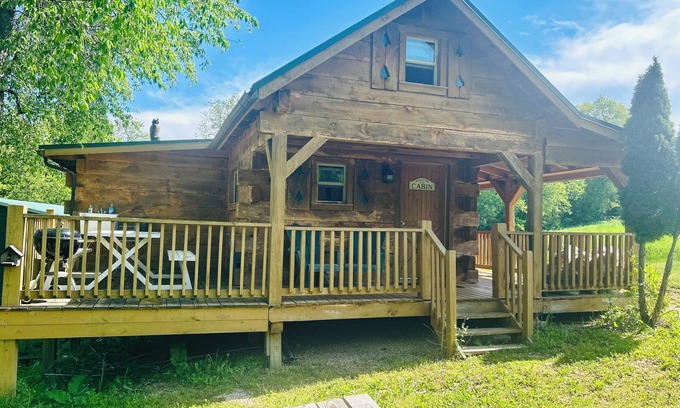 Kickapoo Cabina | Peaceful Cabin in woods
