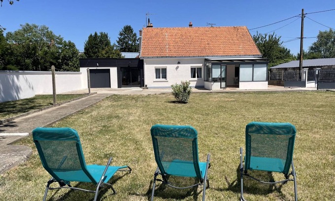 Savonnieres Cabaña | Casa rural tranquila con jardín en Savonnières
