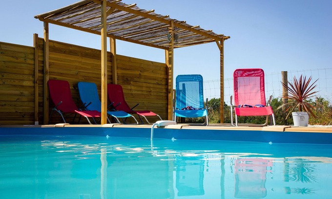 Laprade Cabaña | Peaceful Countryside Gite with private pool near Aubeterre