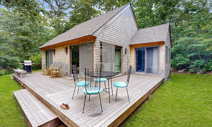 Chilmark Casa | Peaceful, dog-friendly home on 3 acres with lovely yard, near beaches
