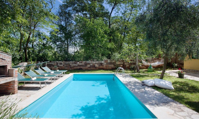 Babici Casa | Tranquila casa de vacaciones en Umag con piscina