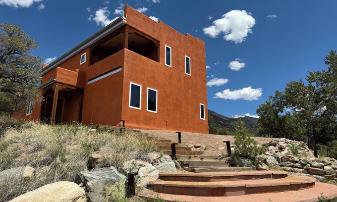 Baca Grande Casa | El Hogar Hermoso Vistas Peaceful Mountain Retreat, ducha de vapor