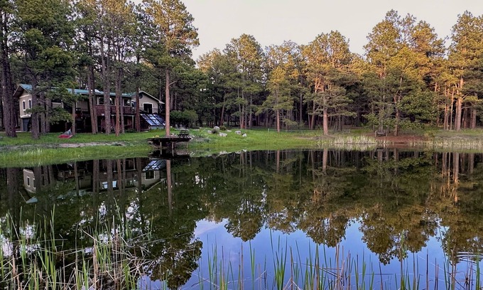 Colorado Springs Casa | Peaceful private 15 acres, hot tub & pond! Black forest - 25 mins from Springs