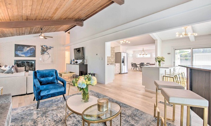 Smyrna Casa | Peaceful Smyrna Home w/ Wood-Burning Fire Pit