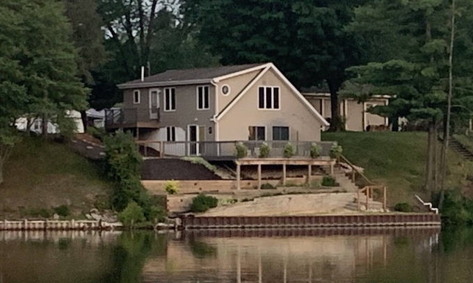 Stanwood Casa | Peaceful Waterfront Home on the Muskegon River