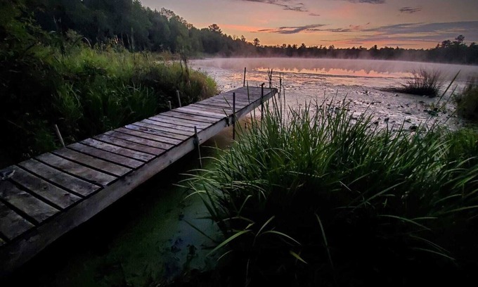 Ingalls Cabina | Peaceful Wooded Retreat on Lake Ann