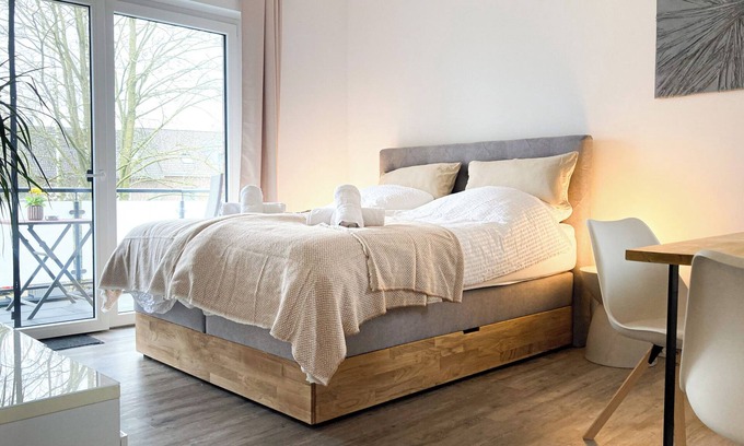 Elten Apartamento | Pearls: Stilvolle Neubauwohnung am Niederrhein - Nahe Ruhrgebiet/holland